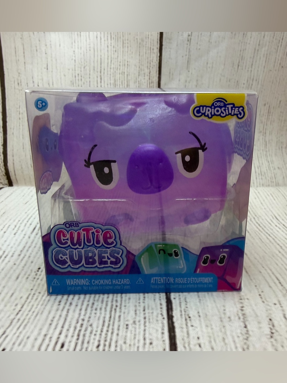 ORB Cutie Cubes Purple Capybara Squishy Squeezy Fidget Sensory